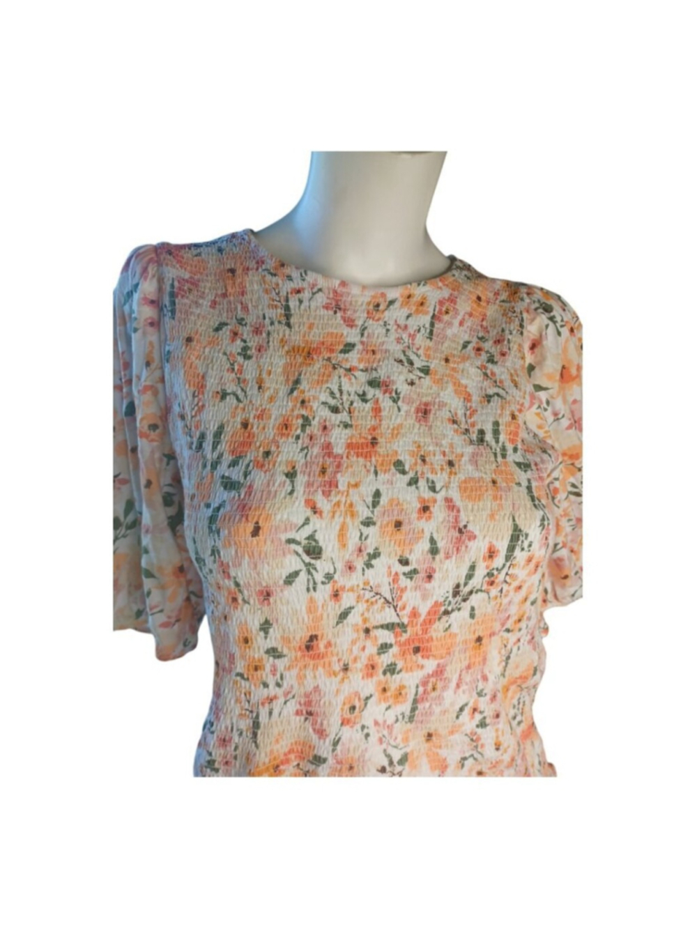 Mexx elasticized top w. Full half sleeves M